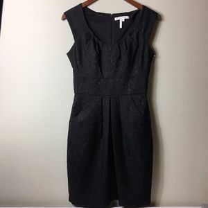 Max & Cleo Sleeveless Floral Brocade Dress